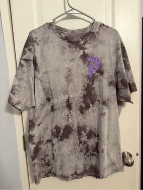 Primitive Naruto Shippuden Sasuke Gray Tie-Dye Tee